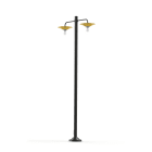 Roger Pradier - Lampadaire Cooper N°5 clair Laiton brossé vernis 075