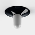 Roger Pradier - Applique Cooper N°1 opale Emaillé noir 132