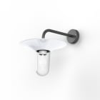 Roger Pradier - Applique Cooper N°2 clair Emaillé blanc 131