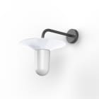 Roger Pradier - Applique Cooper N°2 opale Emaillé blanc 131