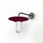 Roger Pradier - Applique Cooper N°2 opale Rouge vin 066