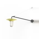 Roger Pradier - Applique Cooper N°3 opale Jaune souffre brillant 057