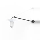 Roger Pradier - Applique Cooper N°3 opale Emaillé blanc 131