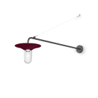Roger Pradier - Applique Cooper N°3 clair Rouge vin 066