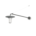 Roger Pradier - Applique Cooper N°3 opale Gris soie 105