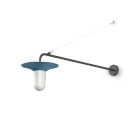 Roger Pradier - Applique Cooper N°3 opale Bleu 111