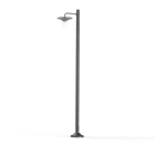 Roger Pradier - Lampadaire Cooper N°4 clair Gris soie 105