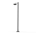 Roger Pradier - Lampadaire Cooper N°4 clair Noir velours 113