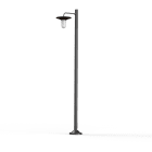 Roger Pradier - Lampadaire Cooper N°4 opale Rouille 046