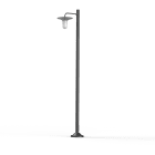 Roger Pradier - Lampadaire Cooper N°4 opale Gris soie 105