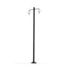 Roger Pradier - Lampadaire Cooper N°5 clair Emaillé blanc 131