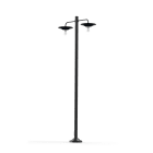 Roger Pradier - Lampadaire Cooper N°5 clair Emaillé noir 132