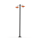 Roger Pradier - Lampadaire Cooper N°5 clair Orangé pur 014
