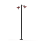 Roger Pradier - Lampadaire Cooper N°5 clair Rouge tomate 110