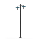 Roger Pradier - Lampadaire Cooper N°5 opale Bleu 111