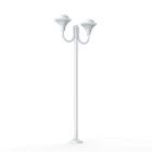 Roger Pradier - Lampadaire Dallas N°10 opale Blanc 001