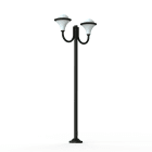Roger Pradier - Lampadaire Dallas N°10 opale Gris anthracite 006