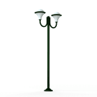 Roger Pradier - Lampadaire Dallas N°10 opale Vert Anglais 019
