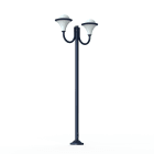 Roger Pradier - Lampadaire Dallas N°10 opale Bleu azur mat 134