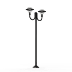 Roger Pradier - Lampadaire Dallas N°10 fume Noir foncé 000