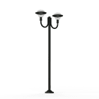 Roger Pradier - Lampadaire Dallas N°10 fume Gris anthracite 006