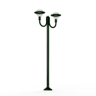 Roger Pradier - Lampadaire Dallas N°10 fume Vert Anglais 019