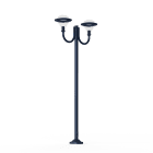 Roger Pradier - Lampadaire Dallas N°10 fume Bleu azur mat 134
