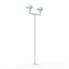 Roger Pradier - Lampadaire Dallas N°11 opale Blanc 001