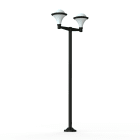 Roger Pradier - Lampadaire Dallas N°11 opale Gris anthracite 006