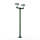 Roger Pradier - Lampadaire Dallas N°11 opale Vert Anglais 019