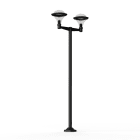 Roger Pradier - Lampadaire Dallas N°11 fume Noir foncé 000