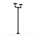 Roger Pradier - Lampadaire Dallas N°11 fume Bleu acier 065
