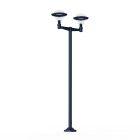 Roger Pradier - Lampadaire Dallas N°11 fume Bleu azur mat 134