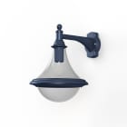 Roger Pradier - Applique Dallas N°4 fume Bleu azur mat 134
