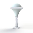 Roger Pradier - Borne Dallas N°6 opale Blanc 001
