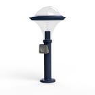 Roger Pradier - Borne Dallas N°7 prise type F fume Bleu azur mat 134