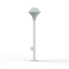 Roger Pradier - Roger Pradier - Borne Dallas N°8 prise type F opale Blanc 001