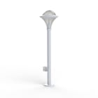 Roger Pradier - Borne Dallas N° 8 prise type F Diffuseur fumé Blanc 001