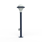 Roger Pradier - Borne Dallas N°8 prise type F opale Bleu azur mat 134