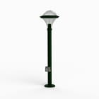 Roger Pradier - Roger Pradier - Borne Dallas N° 8 prise type J Diffuseur fumé Vert anglais 019