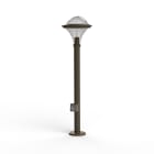 Roger Pradier - Roger Pradier - Borne Dallas N° 8 prise type J Diffuseur fumé Grès 054