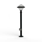 Roger Pradier - Roger Pradier - Borne Dallas N° 8 prise type J Diffuseur fumé Gris ardoise 059