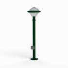 Roger Pradier - Roger Pradier - Borne Dallas N° 8 prise type F Diffuseur fumé Vert sapin 067