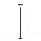 Roger Pradier - Lampadaire Dallas N°9 opale Bleu azur mat 134