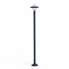 Roger Pradier - Lampadaire Dallas N°9 fume Bleu azur mat 134