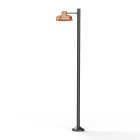 Roger Pradier - Lampadaire Faktory N°5 Cuivre vernis sans patine 084