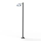 Roger Pradier - Lampadaire Faktory N°5 Zinc brut 092