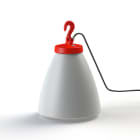 Roger Pradier - Luminaire mobile Grumo N°1 prise type G Rouge signalisation 056