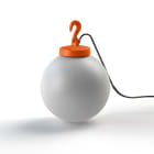 Roger Pradier - Roger Pradier - Luminaire mobile Grumo N°3 prise type G sphere Orangé pur 014