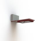 Roger Pradier - Applique Hector N°1 LED Asym 26W 2700K Rouge 056, Support Gris 105